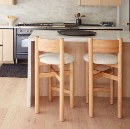 House of Leon Table & Bar Stools Teddy Counter Stool - White Oak Teddy Counter Stool - White Oak