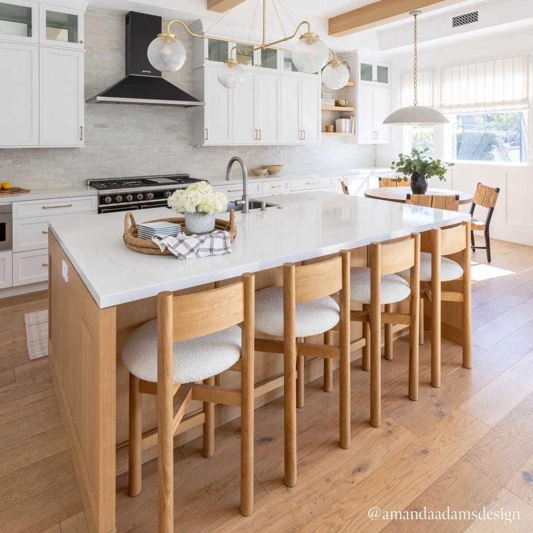 House of Leon Table & Bar Stools Teddy Counter Stool - White Oak Teddy Counter Stool - White Oak