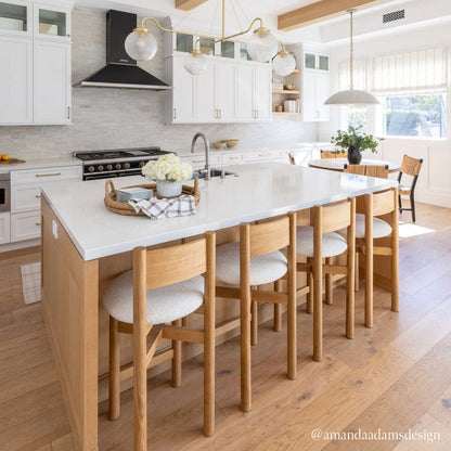 House of Leon Table & Bar Stools Teddy Counter Stool - White Oak Teddy Counter Stool - White Oak