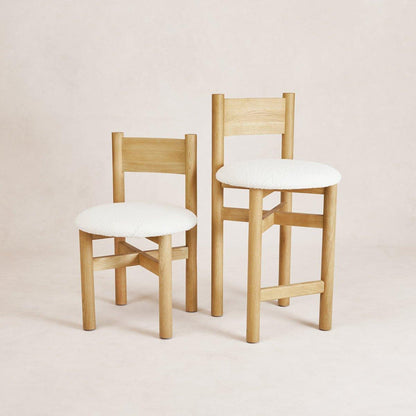 House of Leon Table & Bar Stools Teddy Counter Stool - White Oak Teddy Counter Stool - White Oak