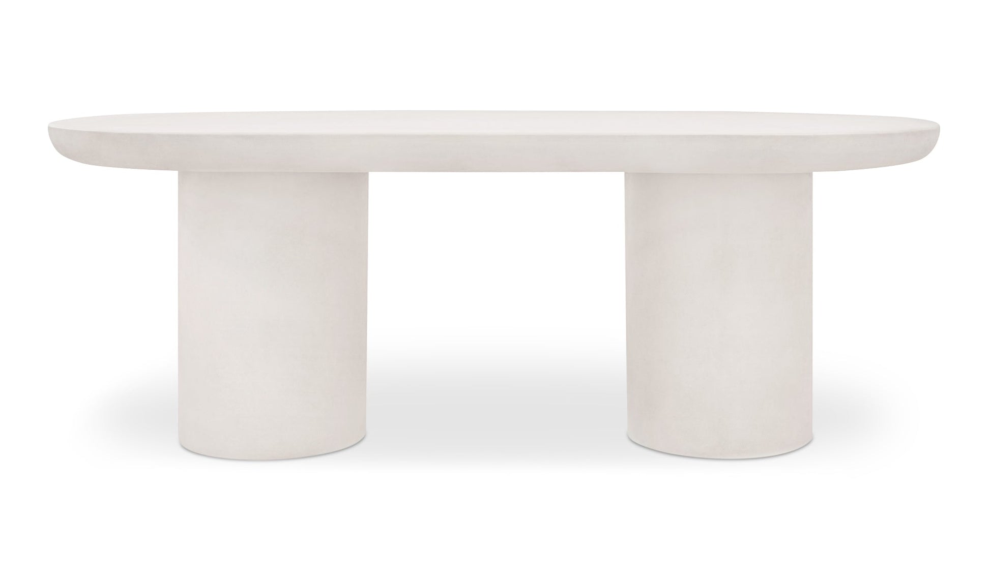 Moe's Home Collection Tables Rocca Oval Dining Table Cream Rocca Oval Dining Table Cream