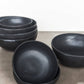 Ethical Trade Co Tabletop Mini Bowl / Black Handmade Ukrainian Matte Stoneware Bowls