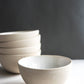 Ethical Trade Co Tabletop Everyday Bowl / White Handmade Ukrainian Matte Stoneware Bowls