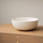 Ethical Trade Co Tabletop Salad Bowl / White Handmade Ukrainian Matte Stoneware Bowls