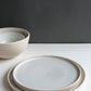 Ethical Trade Co Tabletop Dinner Plate / White Handmade Ukrainian Stoneware Matte Dinner Plates