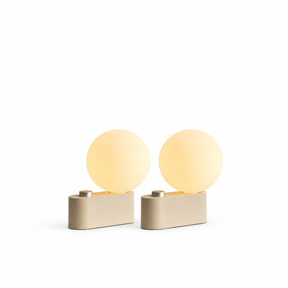 Alumina Multi-Use Lamp in Blossom - Set of 2 on a white background