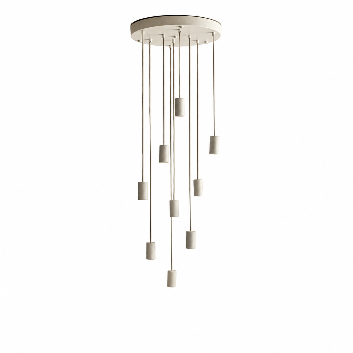 Alumina Nine Pendant on a white background