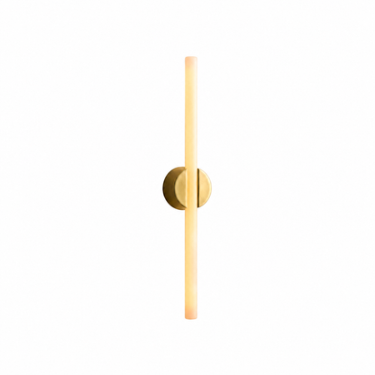 Kilter 1.0 Wall Light in Solid Brass on white background