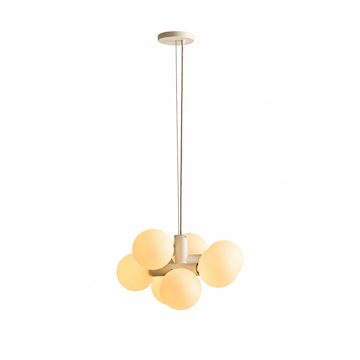 Echo Chandelier on white background