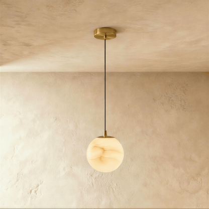 Tama Alabaster Chandelier Light.