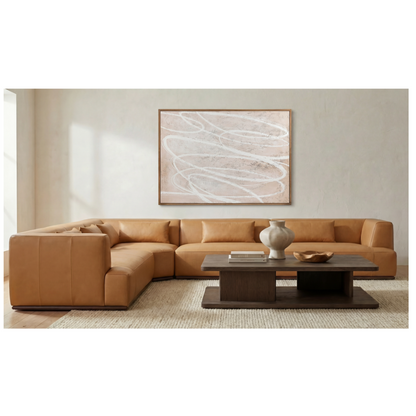 Clove L-Shaped Sectional Tan