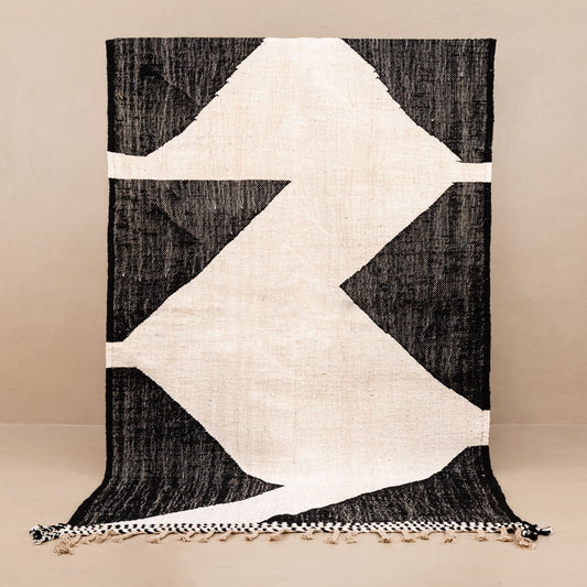 Benisouk taznakht rug Alya - Flatweave Moroccan rug 4.9x8.8 ft | 150x268 cm Alya - Flatweave Moroccan rug 4.9x8.8 ft | 150x268 cm