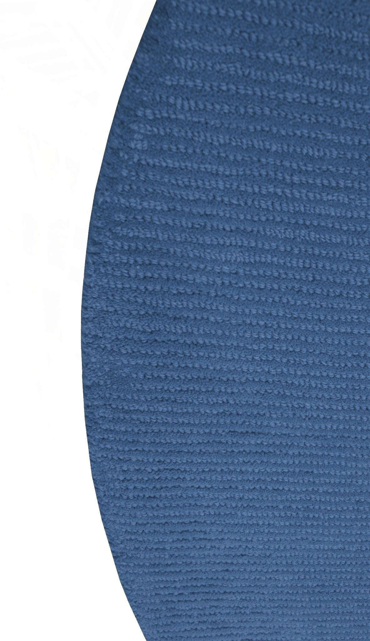 Terra Custom Made Blue Modern Solid Design Hand Tufted Wool Rug.