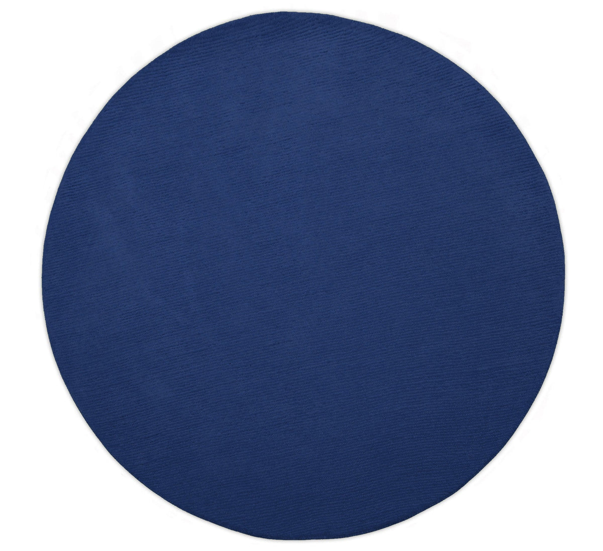 Terra Custom Made Blue Modern Solid Design Hand Tufted Wool Rug.