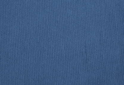 Terra Custom Made Blue Modern Solid Design Hand Tufted Wool Rug.