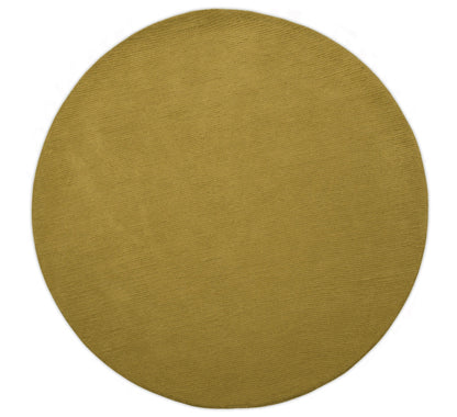 Terra Custom Made Copper Modern Solid Design Hand Tufted Wool Rug.