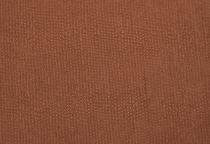 Terra Custom Made Hand Tufted Rust Modern Solid Design Wool Rug.