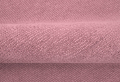 Custom Made Round Pink Modern Solid Design Hand Tufted Wool Rug.
