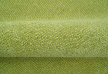 Terra Custom Made Modern Solid Design Green Hand Tufted Wool Rug.