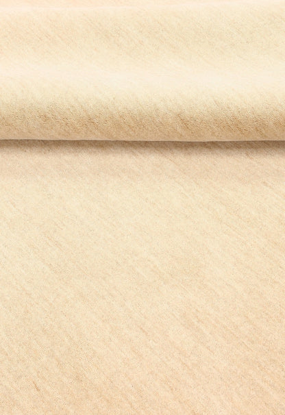 Terrain Hand Loomed Modern Beige Solid Design Wool Area Rug.