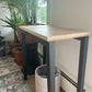The Carpentry Shop Co. The ISABELA EVERYTHING TABLE WRKSHP Ethically Sourced Solid Wood Table for Hosting and Workspace
