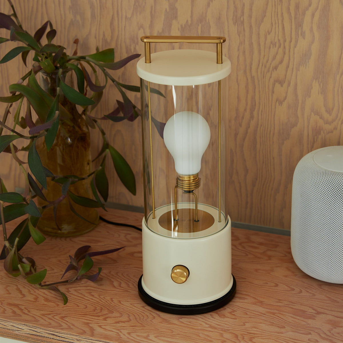 The Muse 1.0 Portable Lamp in Candlenut White Bundle.