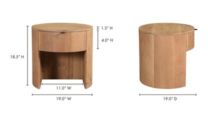 The Carpentry Shop Co. THEO ONE DRAWER NIGHTSTAND THEO ONE DRAWER NIGHTSTAND