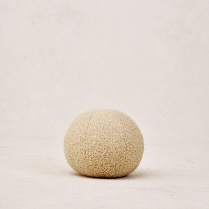 House of Leon Throw Pillows Small 8" Teddy Sphere Pillow - Beige Teddy Sphere Pillow - Beige