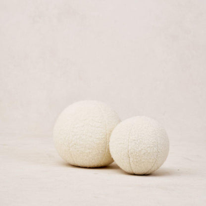 House of Leon Throw Pillows Teddy Sphere Pillow - Ivory Teddy Sphere Pillow - Ivory