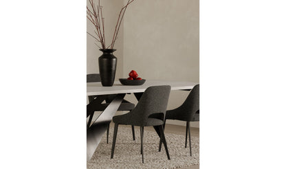 Moe's Home Collection Tizz Dining Chair Dark Grey Tizz Dining Chair Dark Grey
