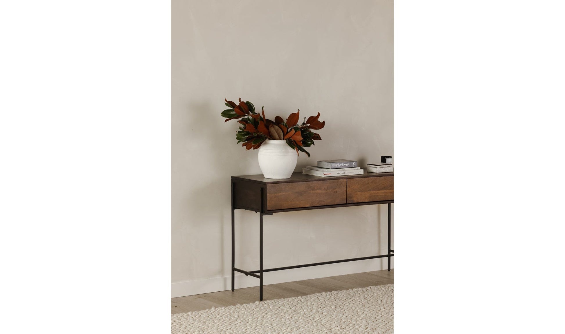 The Carpentry Shop Co. Tobin Console Table Brown Tobin Console Table Brown