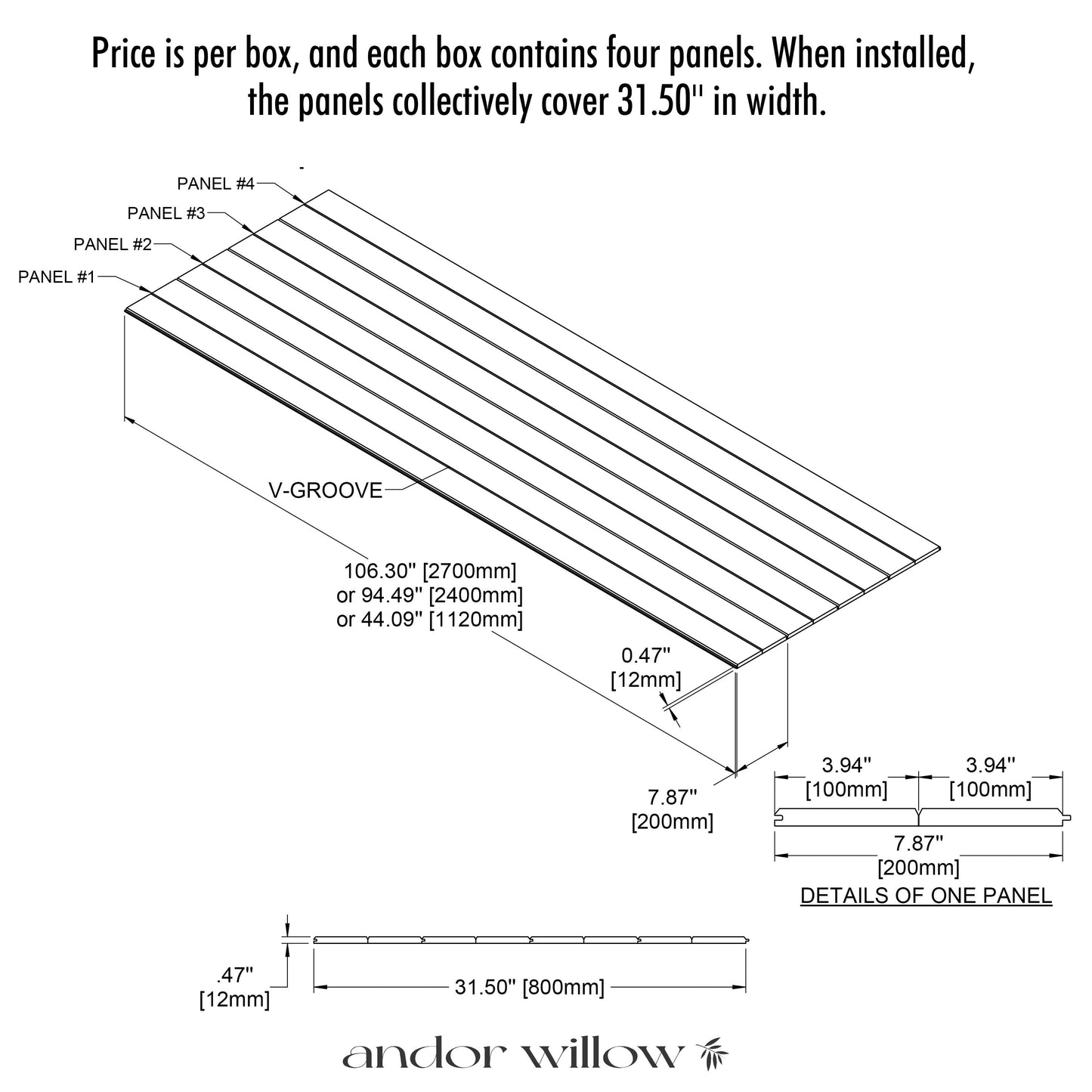 Tongue and Groove Wood Panels