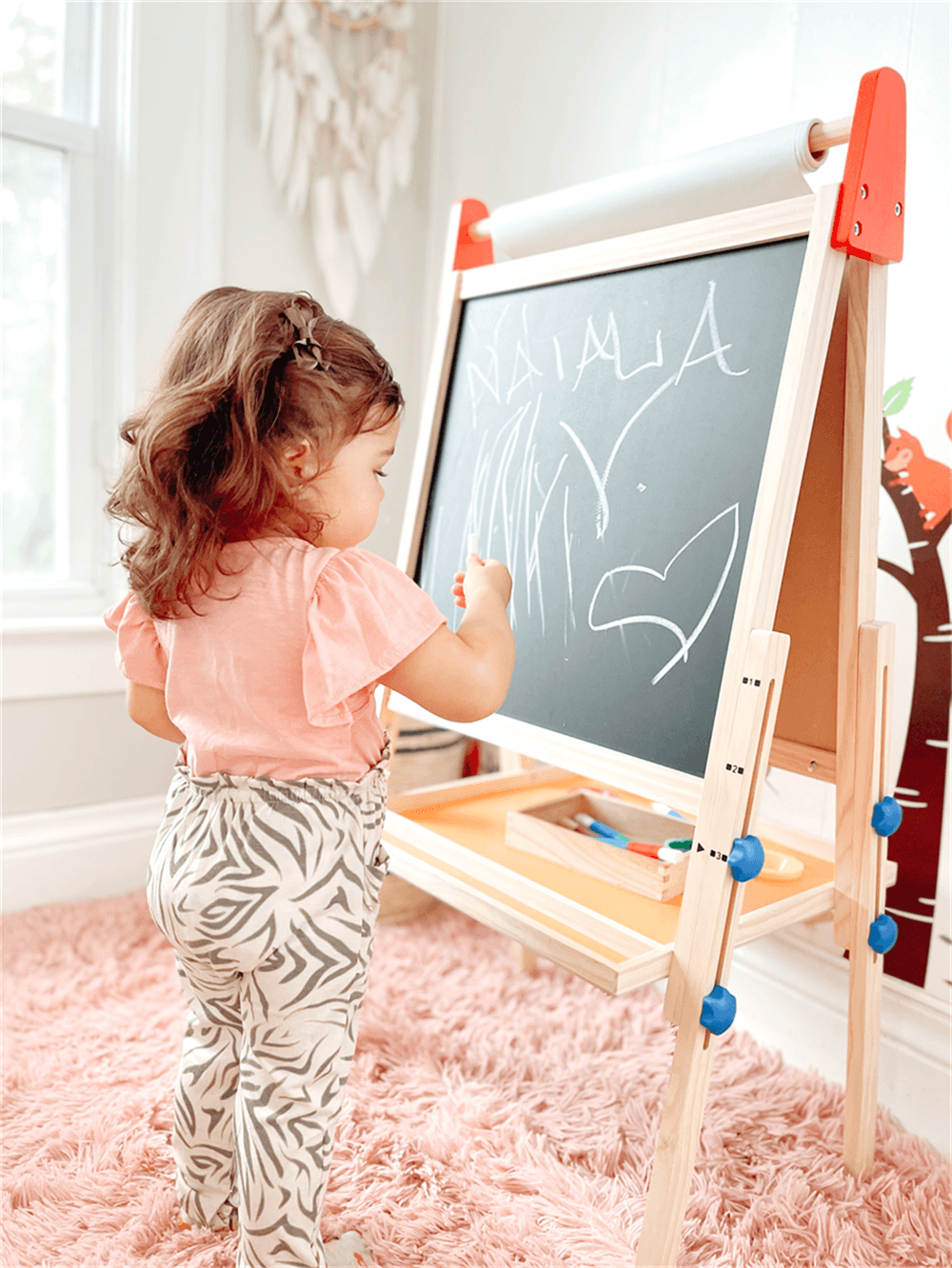 Tiny Land Toy Drawing Tablets Tiny Land® Double-Sided Easel for Kids