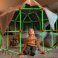 Tiny Land Toy Tiny Land® Glow in The Dark Kids Fort With 130 pcs
