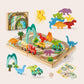Tiny Land Toy Trains & Train Sets Tiny Land® Dinosaurs Wooden Take-Along Tabletop Train Set