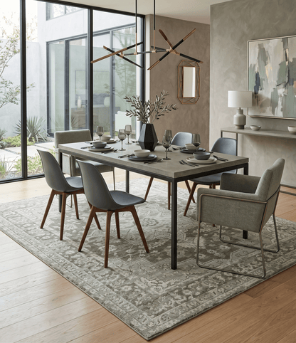 Traditional Turkish Design Beige And Brown Hand Knotted Custom Made wool rug.