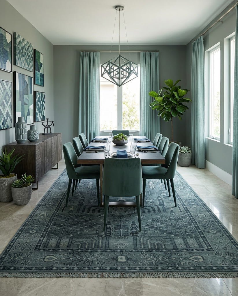 Tree of life Gray, Charcoal and Ivory Hand knotted Traditional Floral Multi Size wool Area Rug.