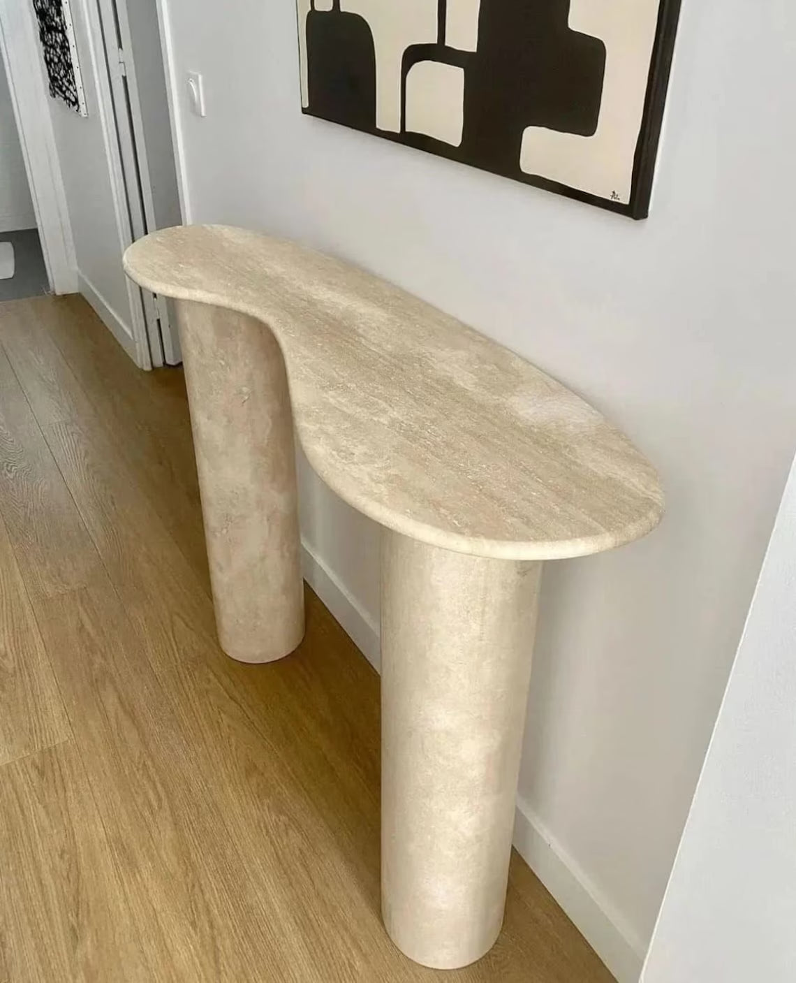 Travertine console online