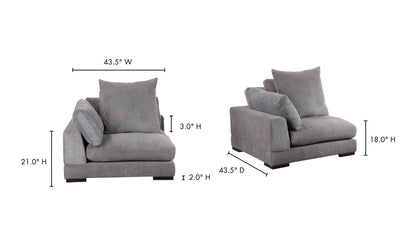 The Carpentry Shop Co. TUMBLE CORNER CHARCOAL TUMBLE CORNER CHARCOAL