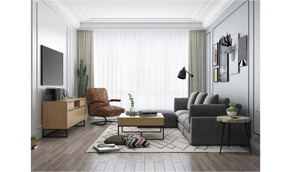 The Carpentry Shop Co. TUMBLE SLIPPER CHAIR CHARCOAL TUMBLE SLIPPER CHAIR CHARCOAL