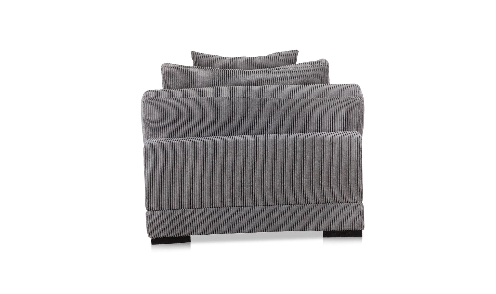 The Carpentry Shop Co. TUMBLE SLIPPER CHAIR CHARCOAL TUMBLE SLIPPER CHAIR CHARCOAL