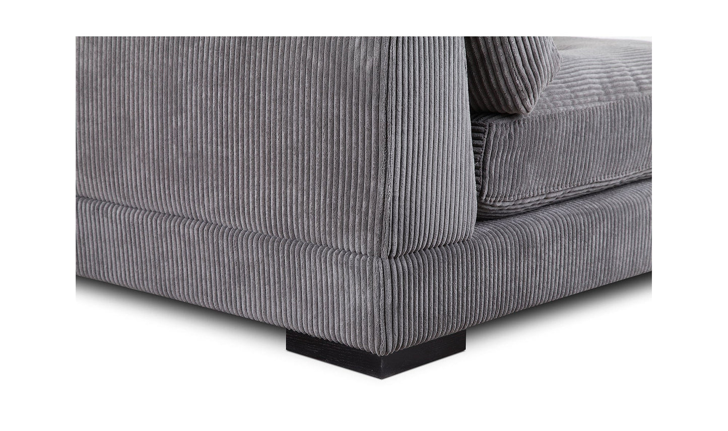 The Carpentry Shop Co. TUMBLE SLIPPER CHAIR CHARCOAL TUMBLE SLIPPER CHAIR CHARCOAL