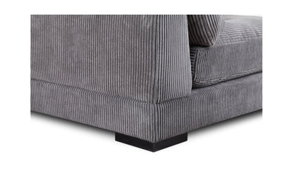 The Carpentry Shop Co. TUMBLE SLIPPER CHAIR CHARCOAL TUMBLE SLIPPER CHAIR CHARCOAL