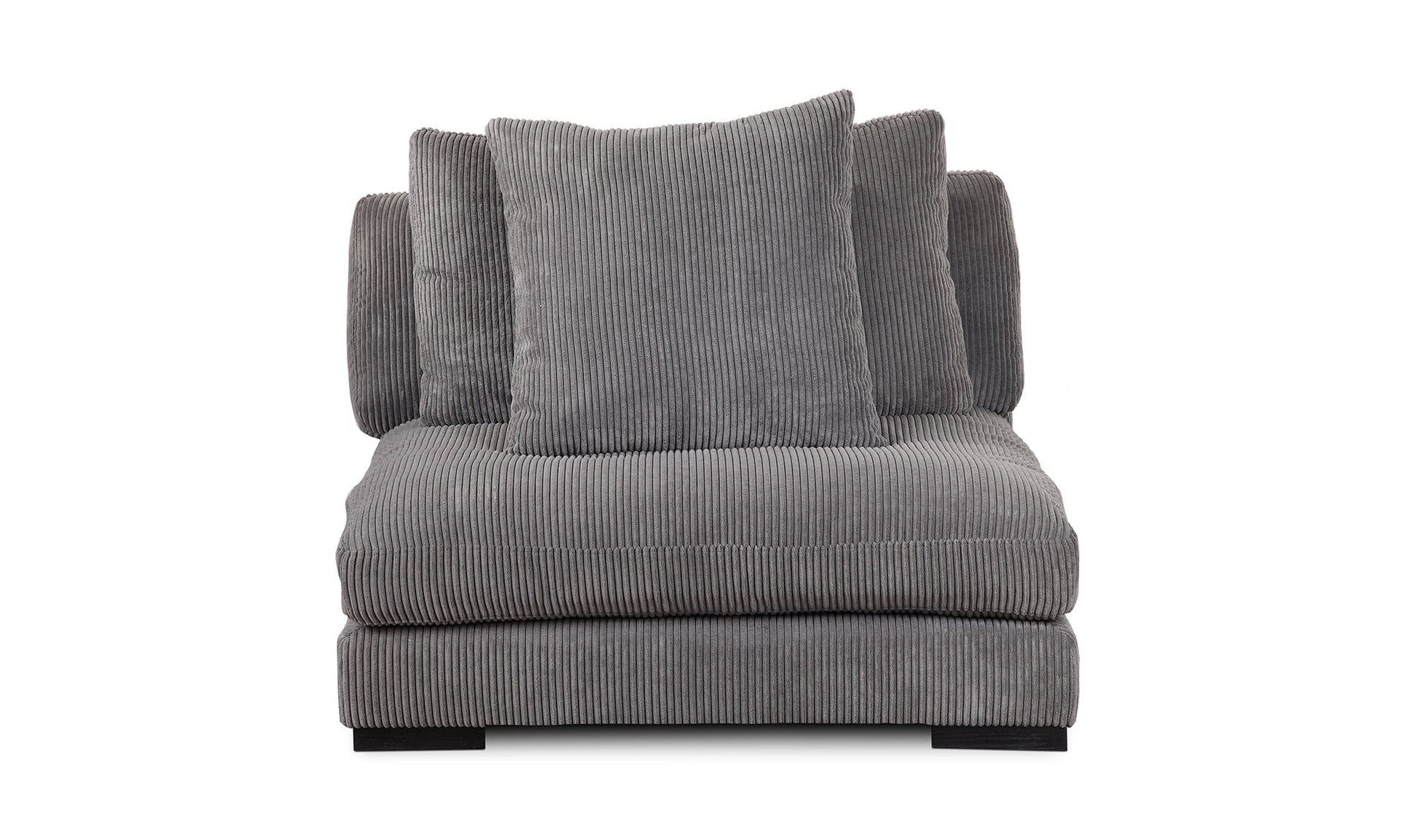 The Carpentry Shop Co. TUMBLE SLIPPER CHAIR CHARCOAL TUMBLE SLIPPER CHAIR CHARCOAL