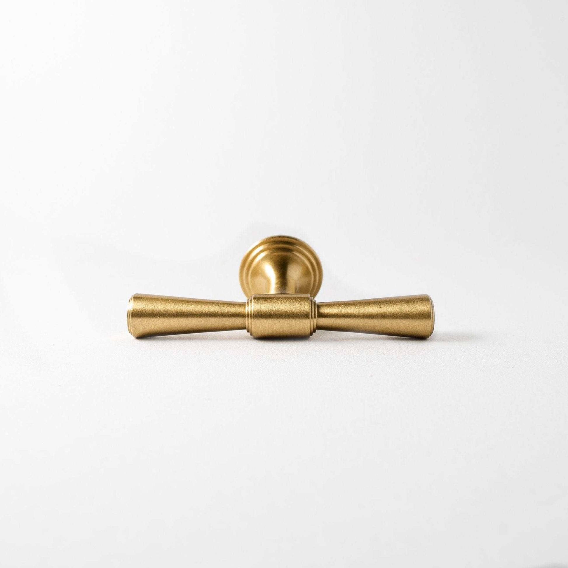 Tuxedo Knob, Solid Brass Cabinet Knob.
