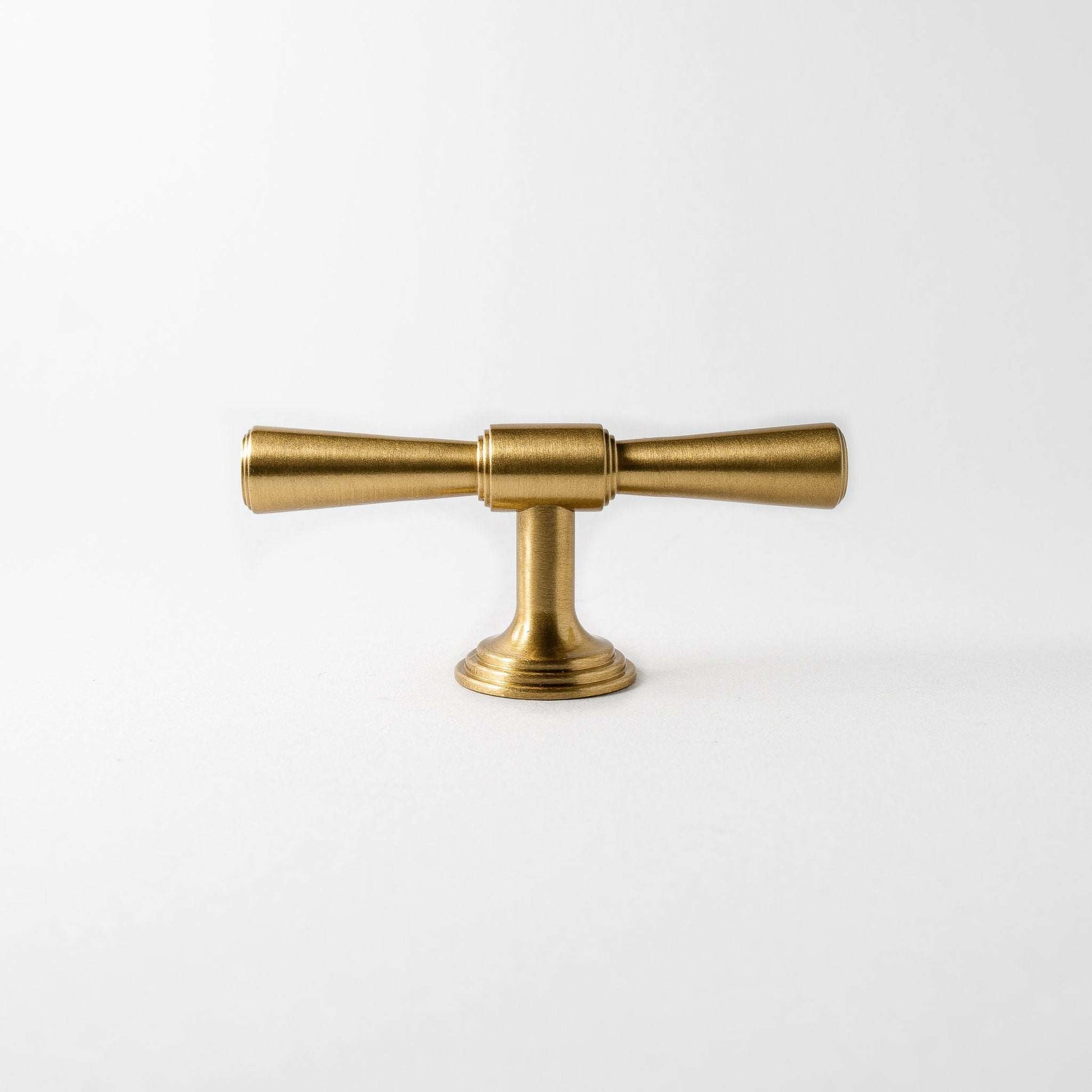 Tuxedo Knob, Solid Brass Cabinet Knob.
