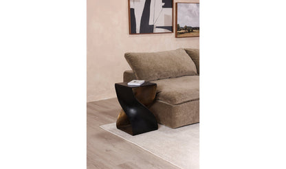 The Carpentry Shop Co. TWIST ACCENT TABLE BLACK TWIST ACCENT TABLE BLACK