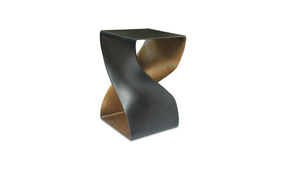 The Carpentry Shop Co. TWIST ACCENT TABLE BLACK TWIST ACCENT TABLE BLACK