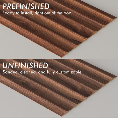 Fluted Wood Panels.