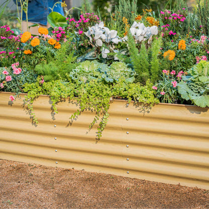 17" Tall 6 In 1 Medium Modular Metal Raised Garden Bed Kit.